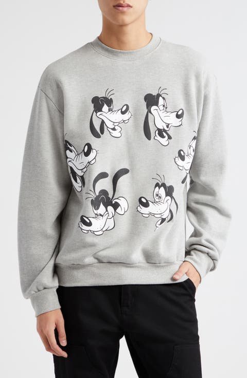 x Disney Moodswing Goofy Cotton Graphic Sweatshirt (Nordstrom Exclusive)