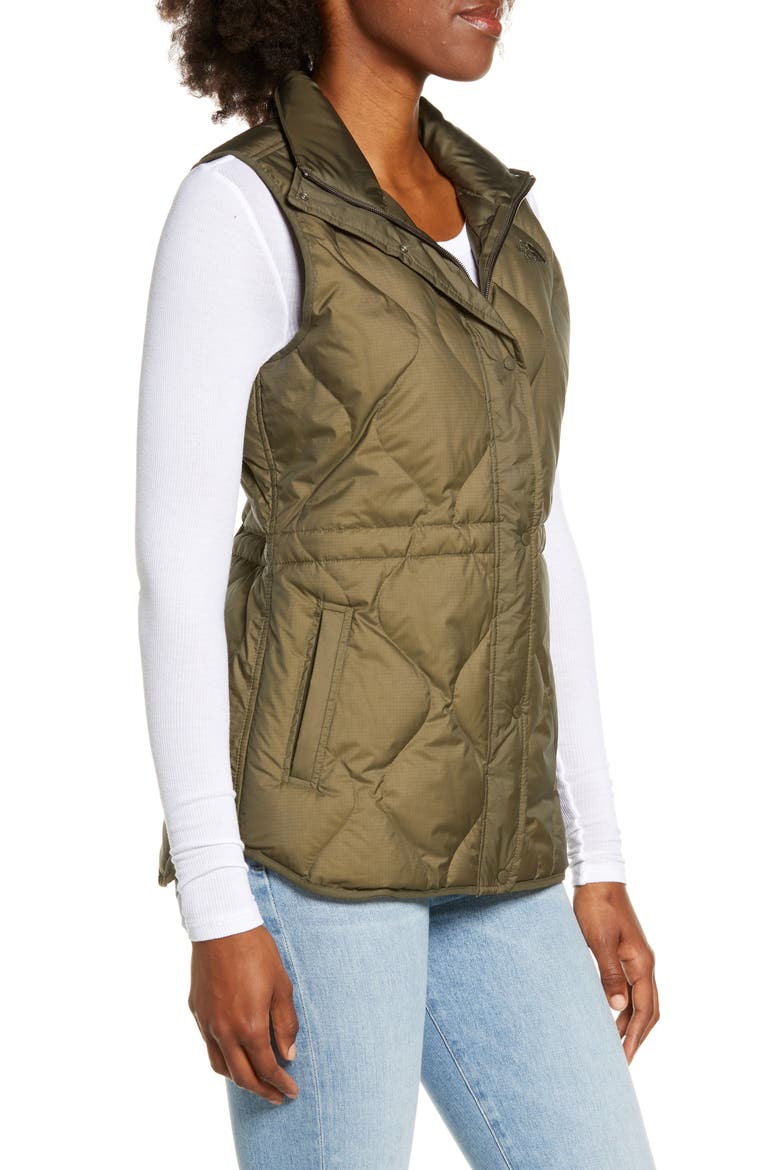 Westcliffe Water Repellent Down Vest, Alternate, color, NEW TAUPE GREEN