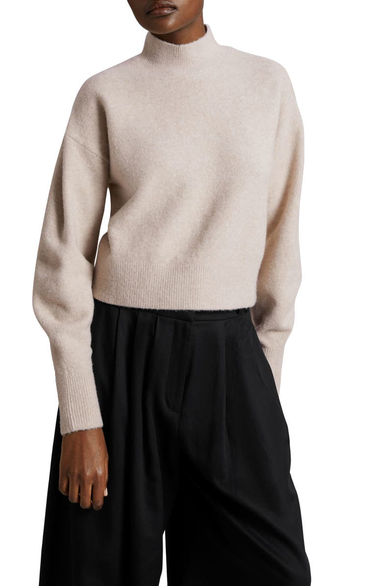 & Other Stories Mock Neck Sweater, Main, color, 