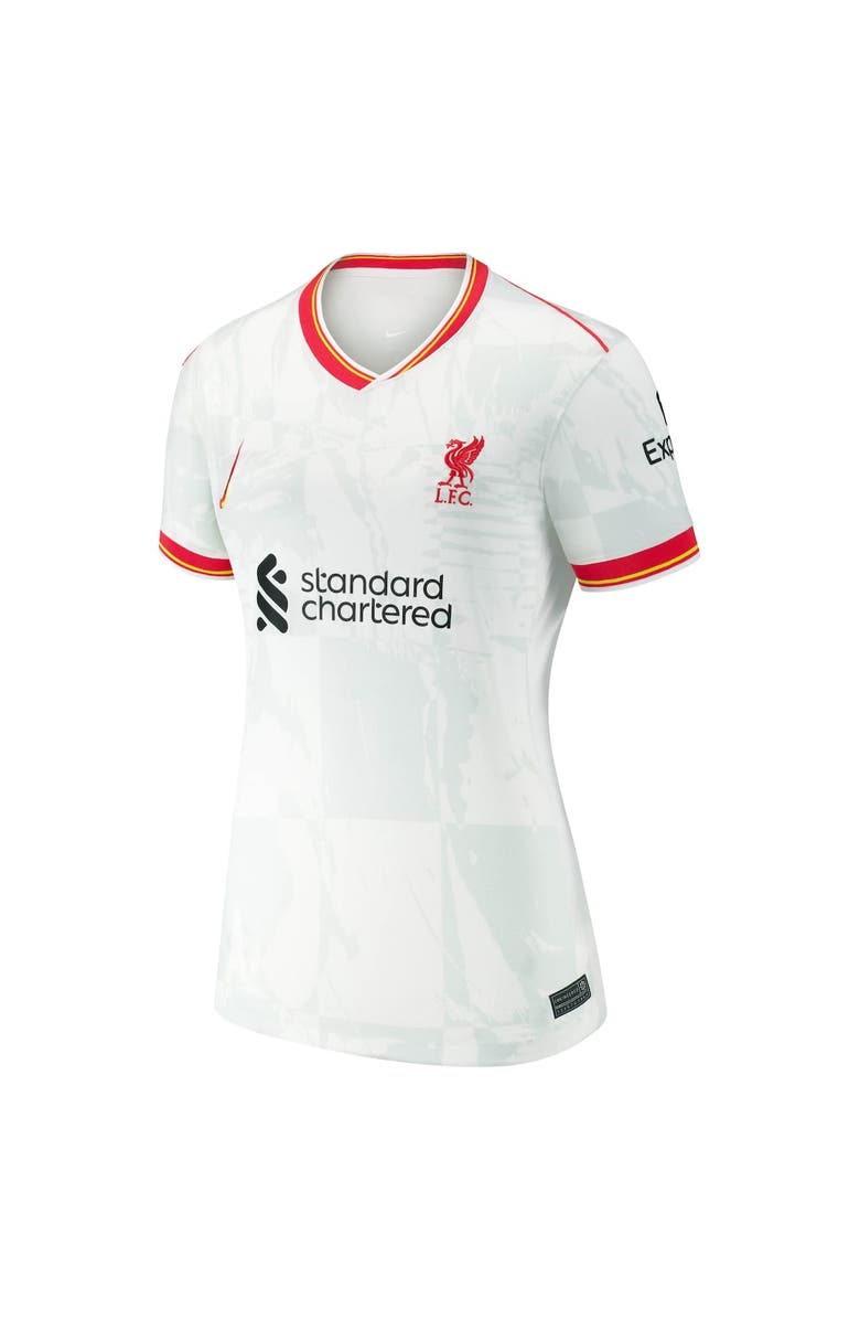 Nike Women's Nike Mohamed Salah White Liverpool 2024/25 Third Replica Jersey, Alternate, color,