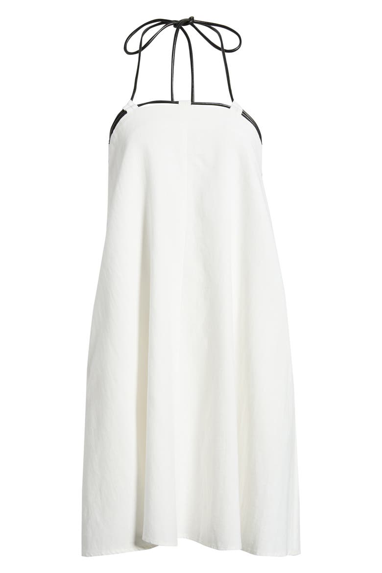 Phoenix Halter Minidress, Alternate, color, OFF WHITE
