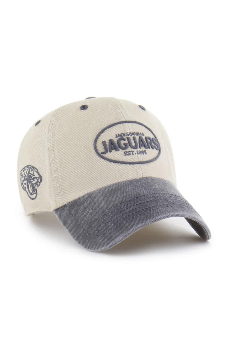 '47 Men's '47 Khaki Jacksonville Jaguars Breaking Trail Clean Up Adjustable Hat, Main, color, Khaki