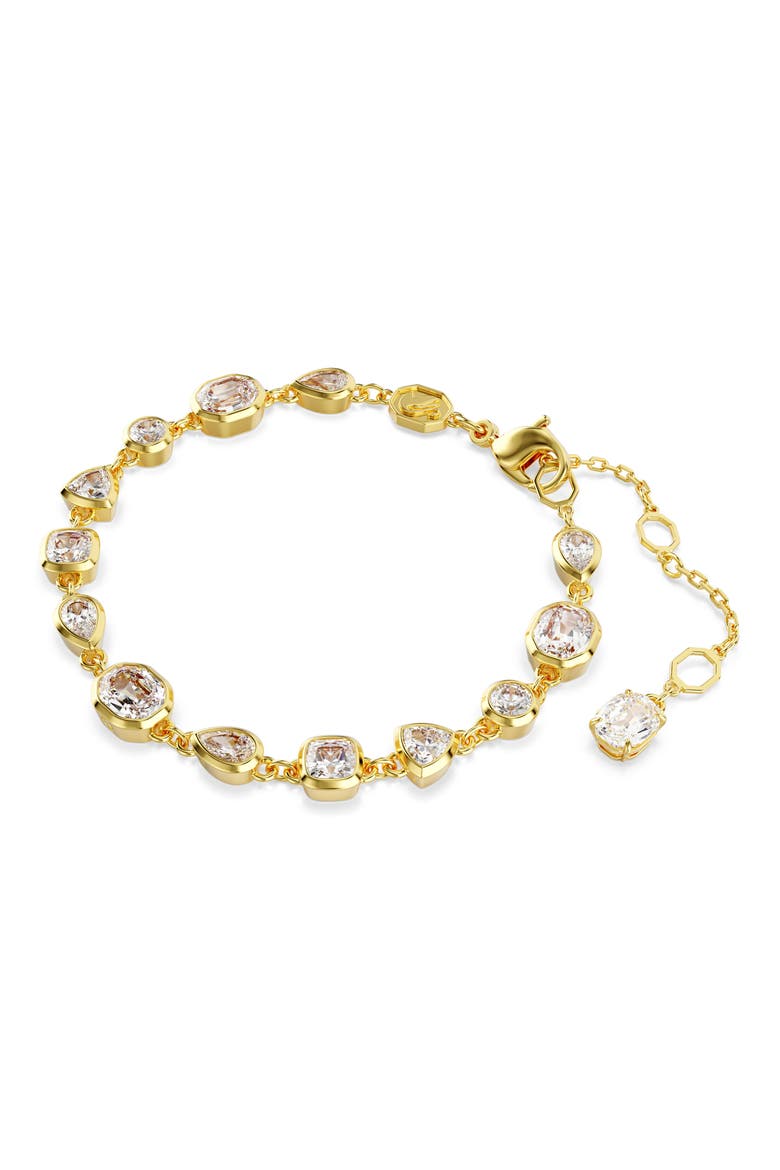 Imber All Round Crystal Bracelet, Alternate, color, WHITE/ GOLD