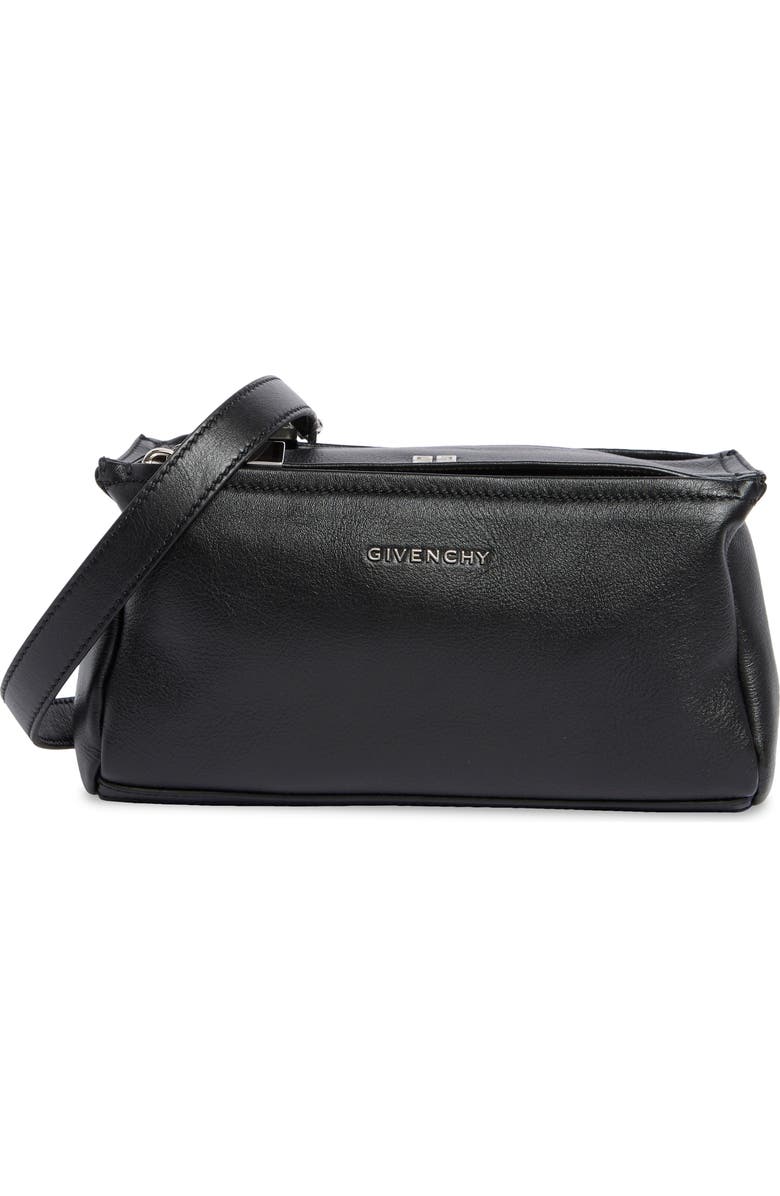 Givenchy Pandora Mini Crossbody Bag, Main, color, Black