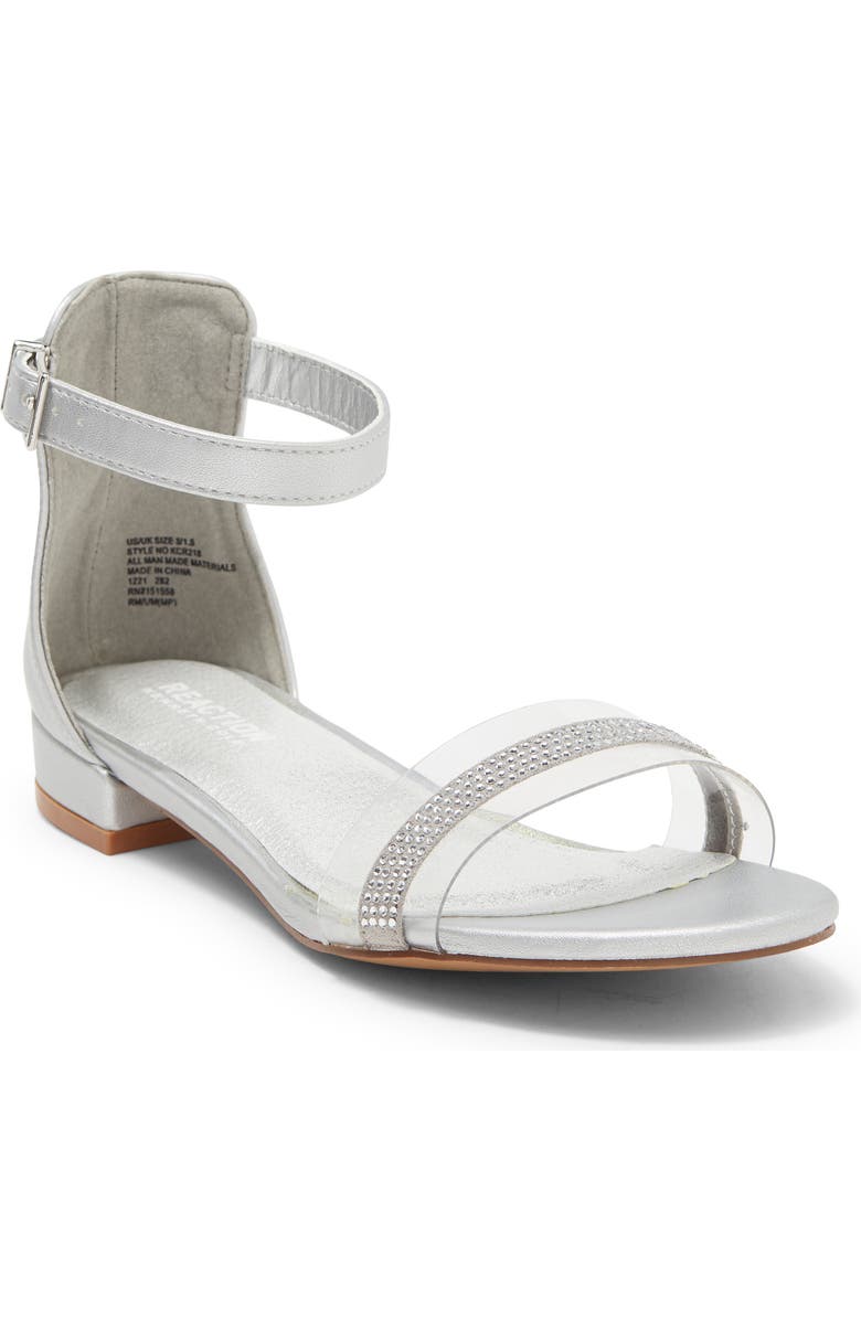 Kenneth Cole Kids' Bella Rey Sandal, Main, color, Silver