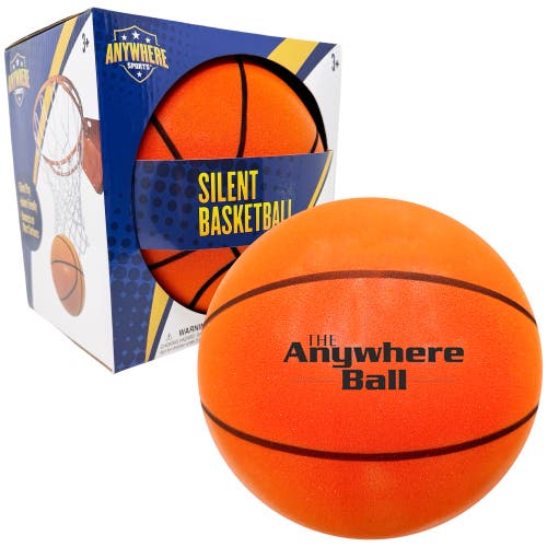 Anywhere Sports Silent Basketball 7 Inch Mini Size in Orange  product