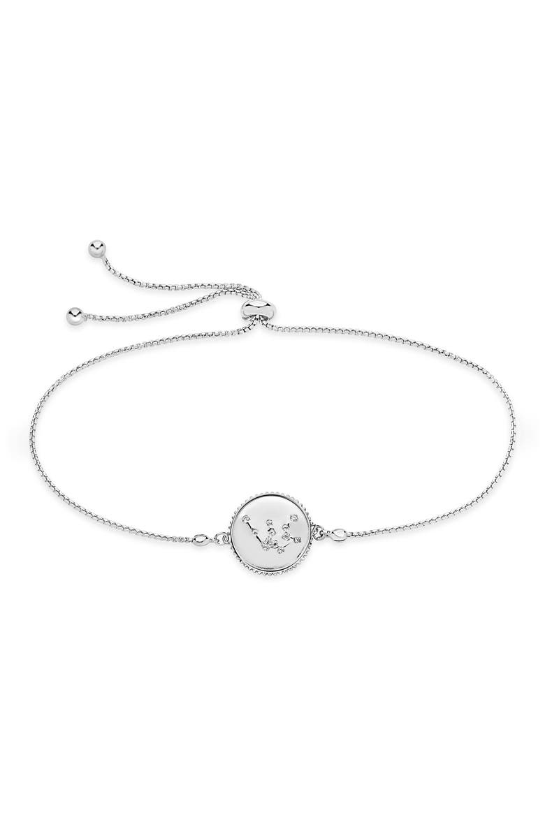 Sterling Silver Constellation Disk Bolo Bracelet video