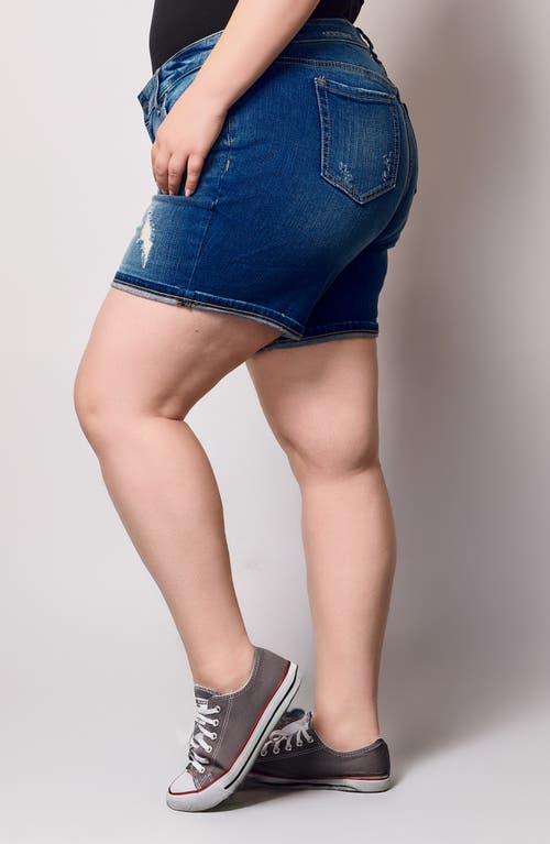 Slink Jeans Denim Shorts In Blue