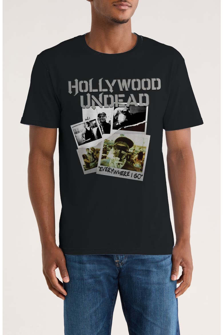 Hollywood Undead Everywhere Graphic T-Shirt, Main, color, BLACK