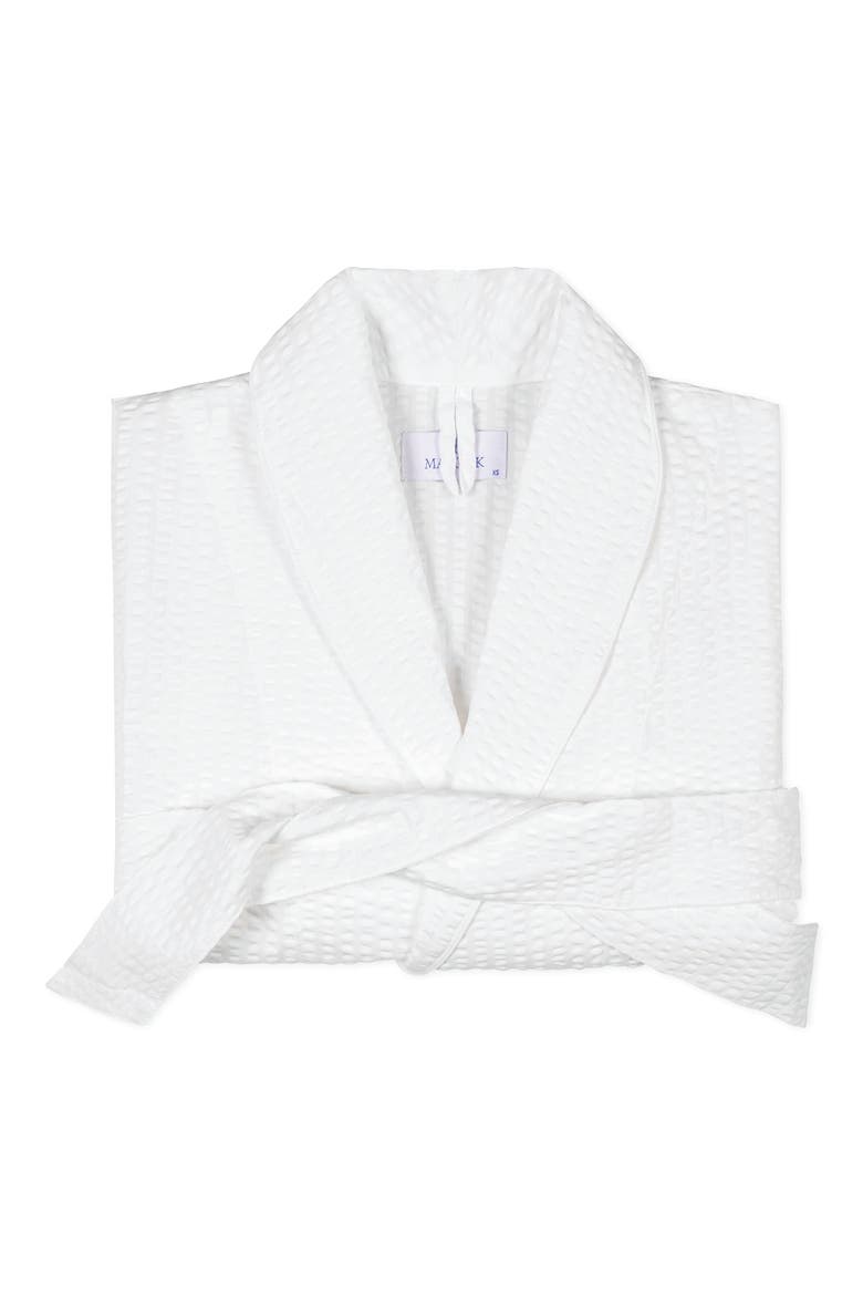Matteo Stripe Robe, Main, color, WHITE