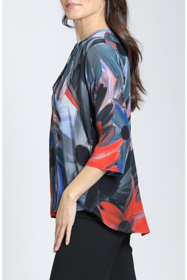 V-Neck Tassel Top, Alternate, color, MINERAL GLOW