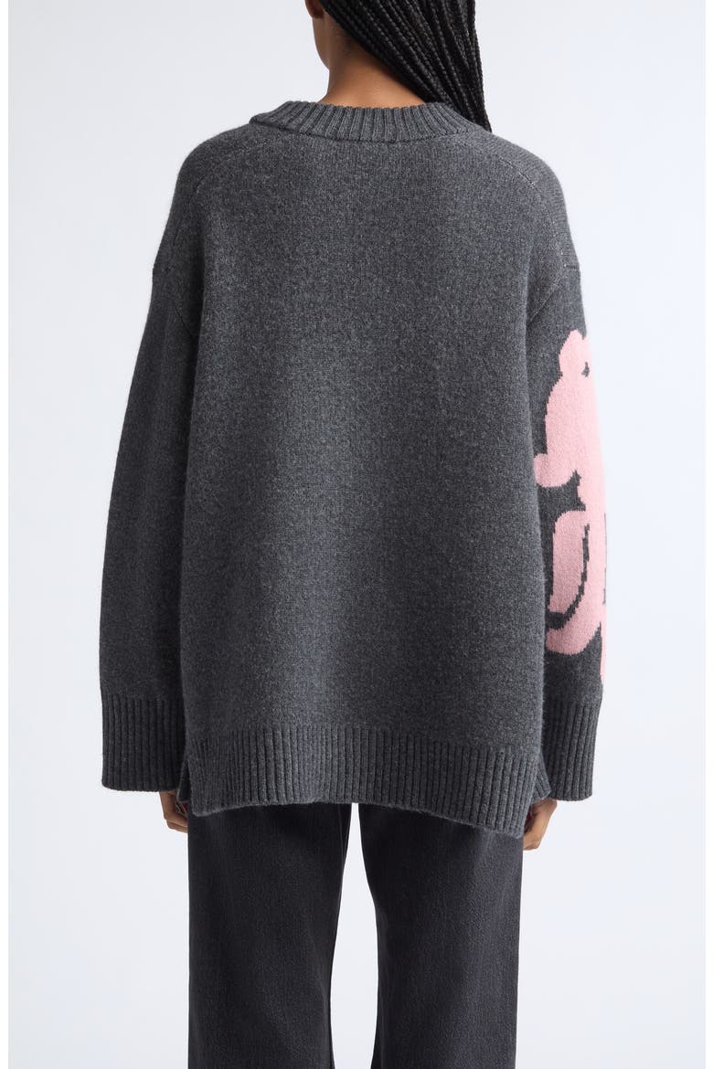 Kartakteri Kukkahattu Crewneck Sweater, Alternate, color, GREY