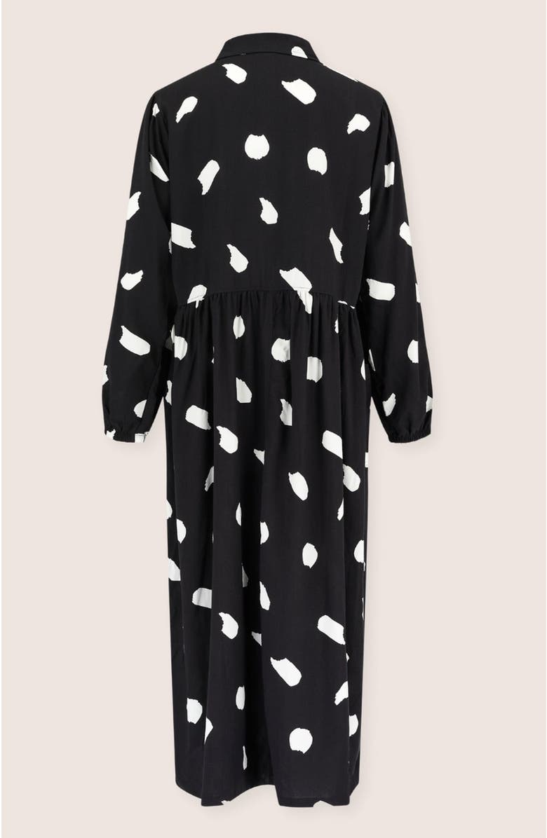 Turtledove London Organic Cotton Magda Print Long Sleeve Midi Dress, Alternate, color, 