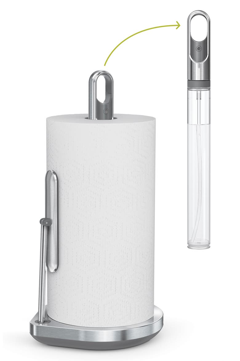 paper towel holder with spray video