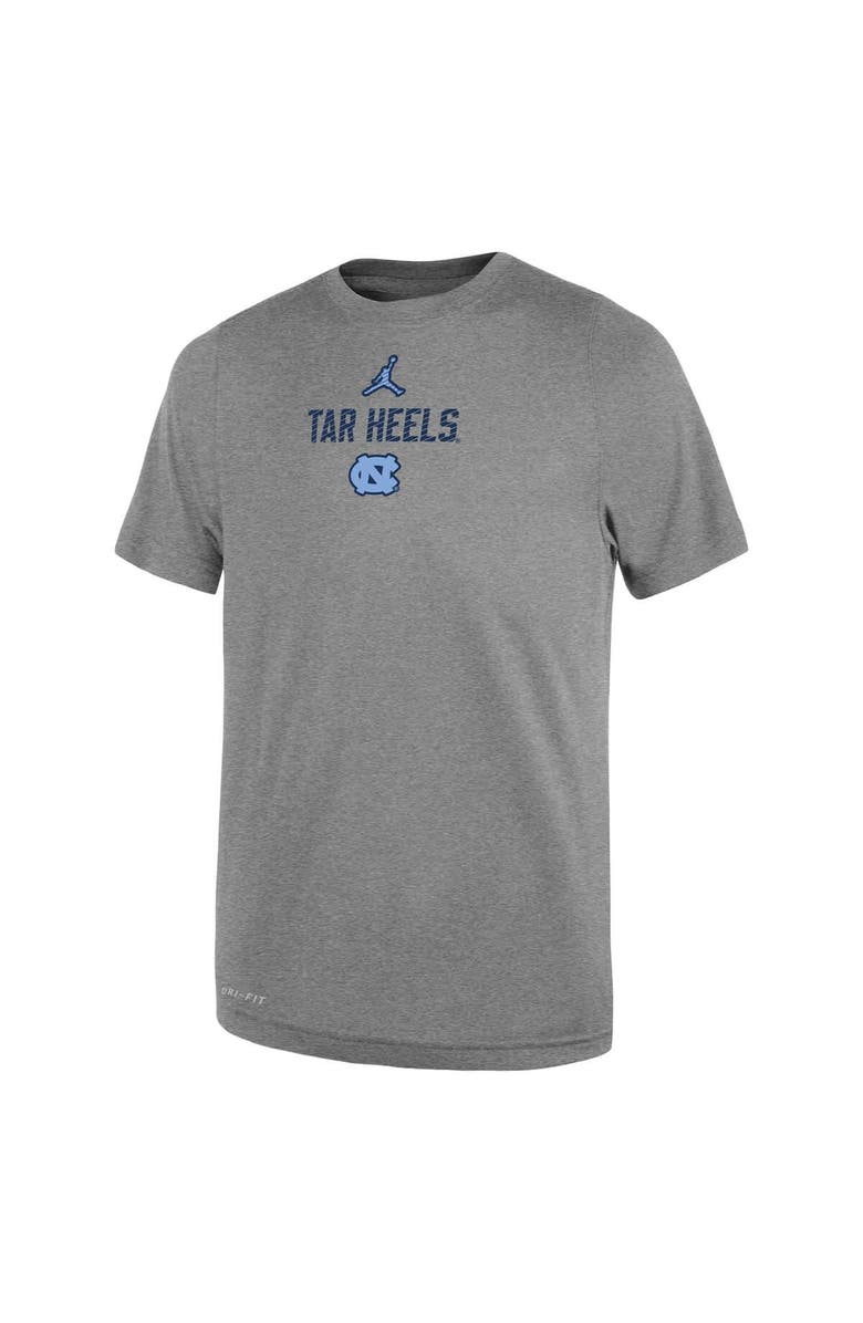Jordan Brand Toddler Jordan Brand Heather Gray North Carolina Tar Heels Legend Slogan Performance T-Shirt, Alternate, color, 