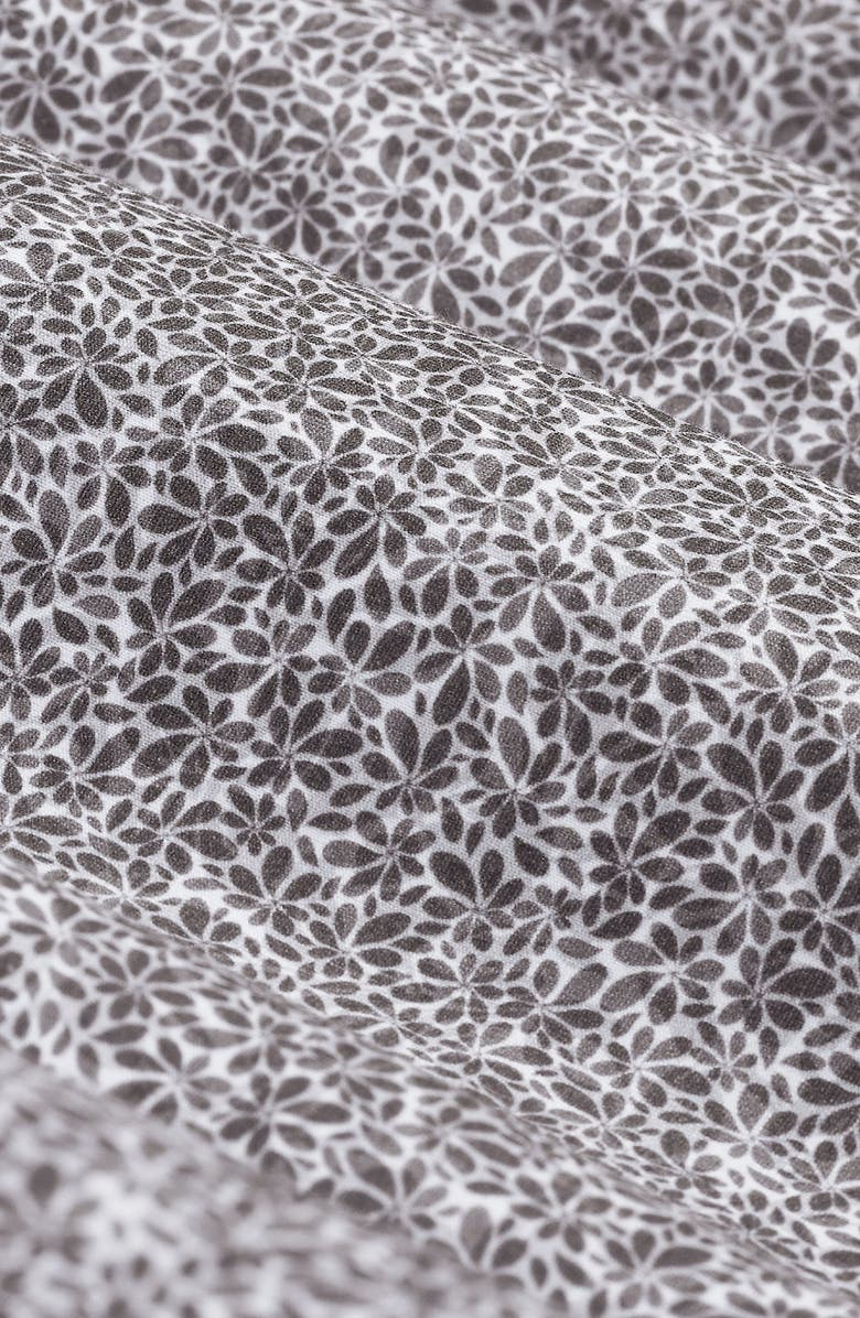 Bugatchi James OoohCotton<sup>®</sup> Floral Print Button-Up Shirt, Alternate, color, Graphite