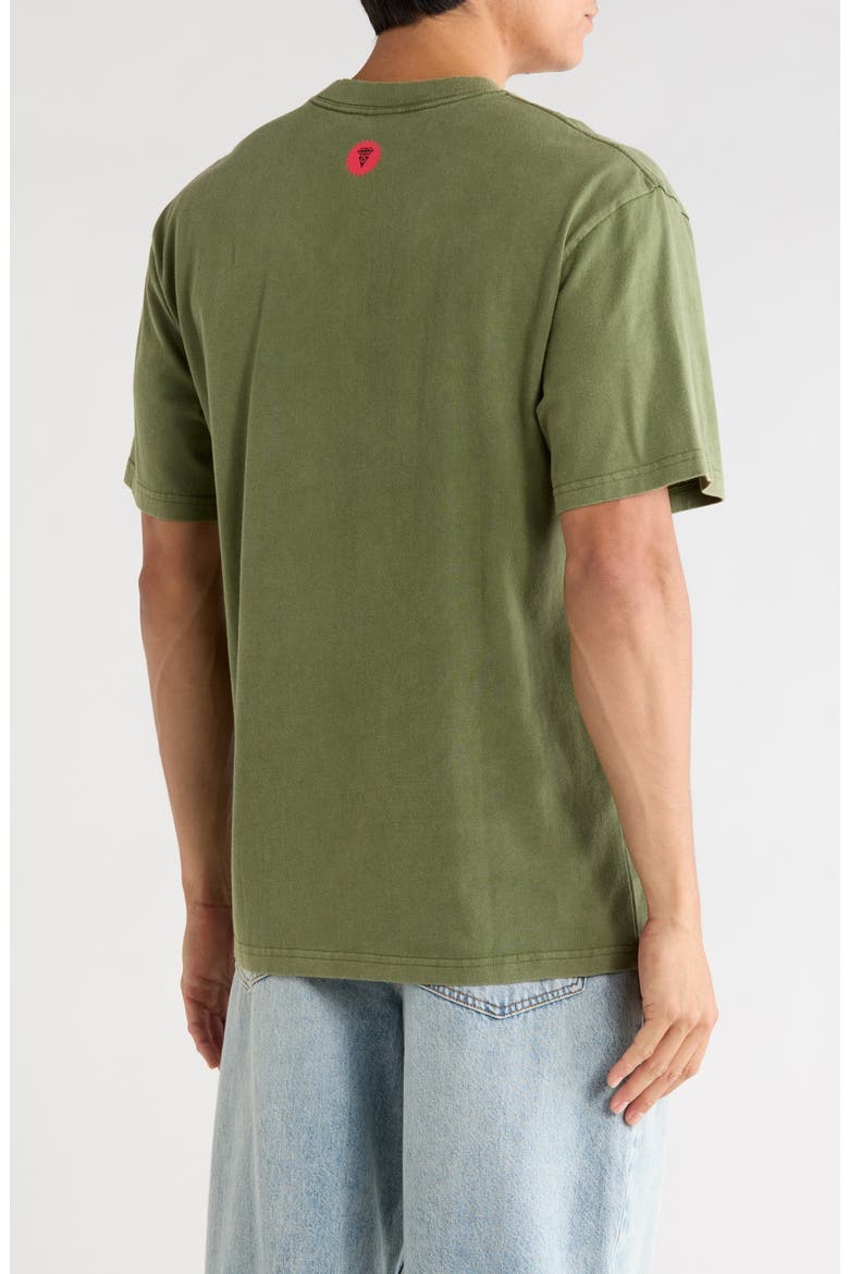 Pagoda Short Sleeve Graphic Tee, Alternate, color, BRONZE GREEN