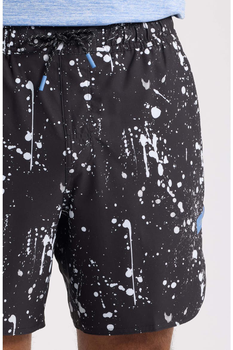 Luka 7-Inch Lined Performance Shorts, Alternate, color, GRAFFITI DRIP BLACK