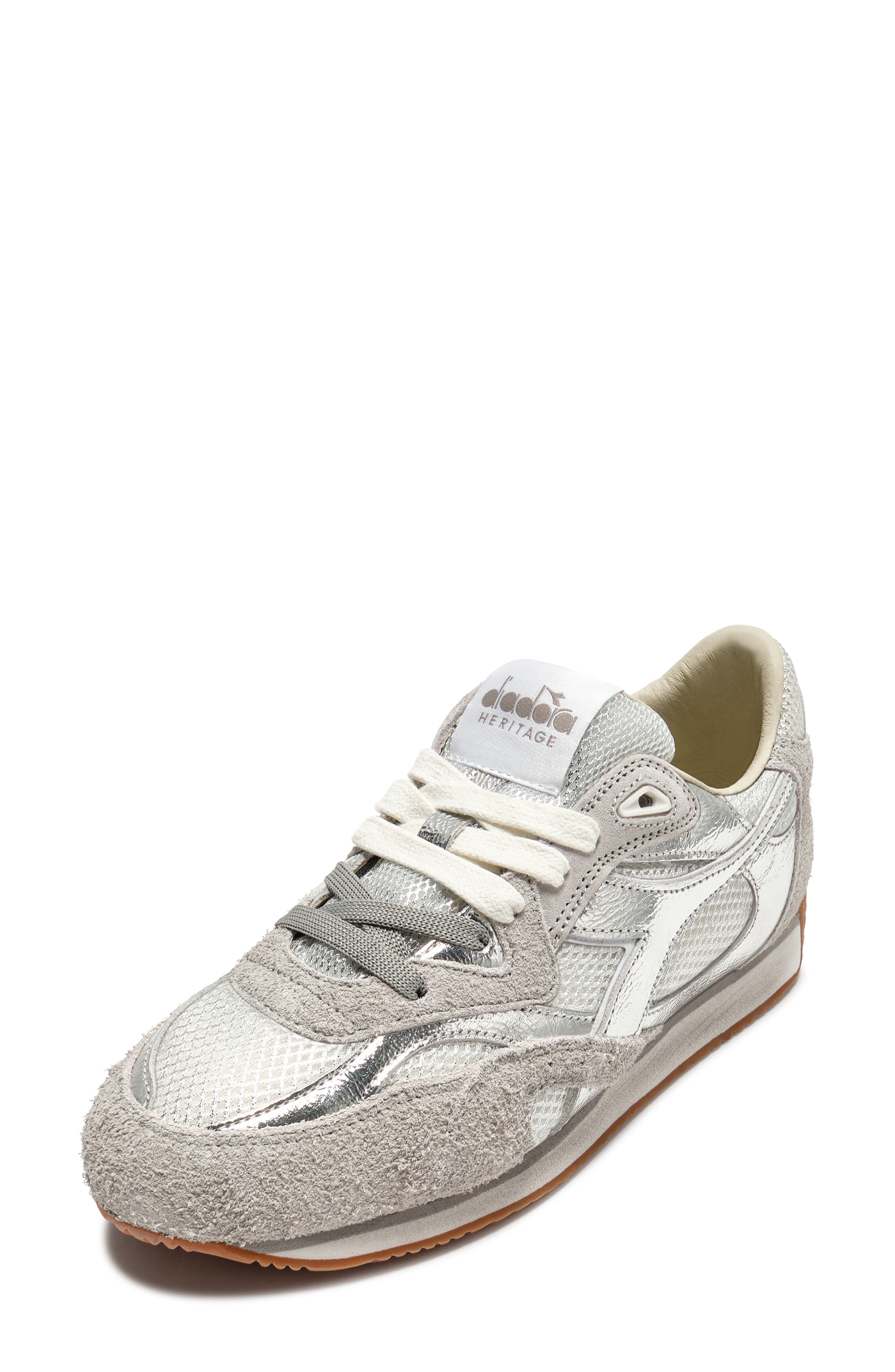 Diadora Equipe Revenge Iride Sneaker, Alternate, color, Silver Metalized