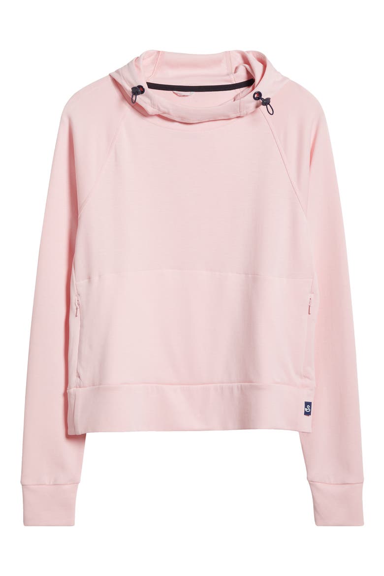 Emma Drawcord Hoodie, Alternate, color, FLAMINGO
