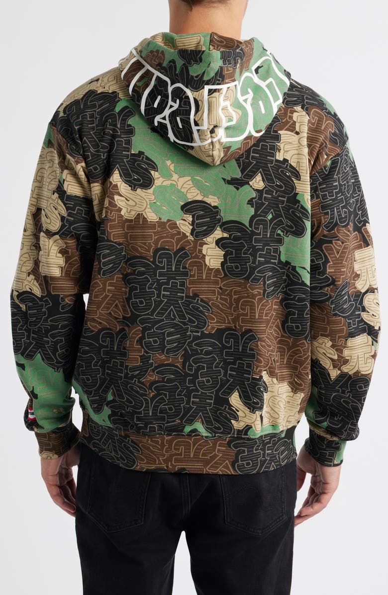 ICECREAM Camouflage Soft Shell Zip Hoodie, Alternate, color, Camo