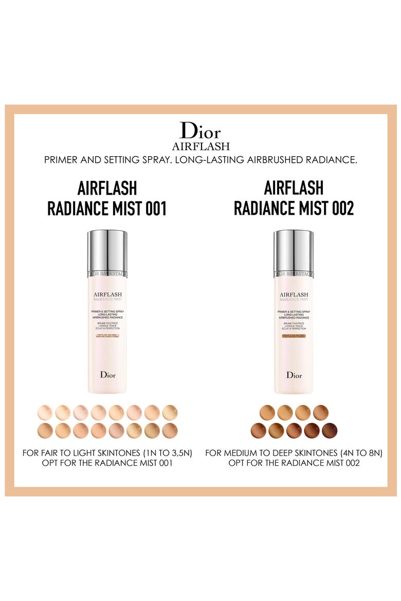 Backstage Airflash Radiance Mist Primer & Setting Spray, Alternate, color, 002 MEDIUM/DEEP RADIANCE