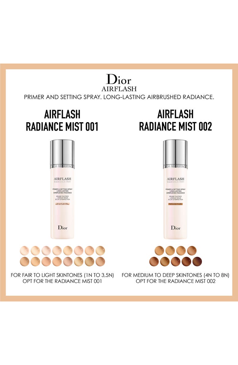 DIOR Backstage Airflash Radiance Mist Primer & Setting Spray, Alternate, color, 