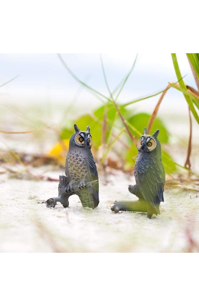 Safari Ltd. Long Eared Owl Kids Toy Figure, Alternate, color, NO COLOR