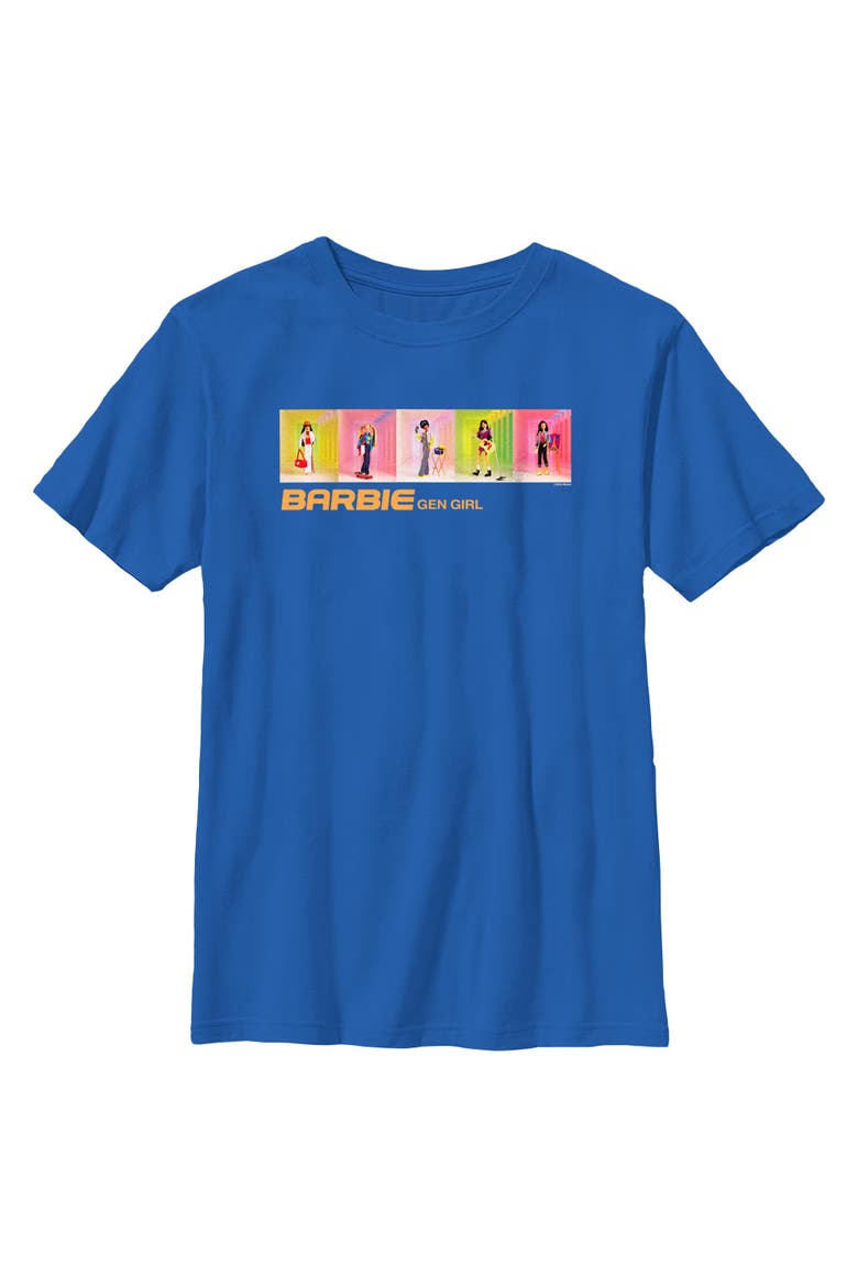 Boys' Gen Girl Lineup T-Shirt, Main, color, Royal Blue