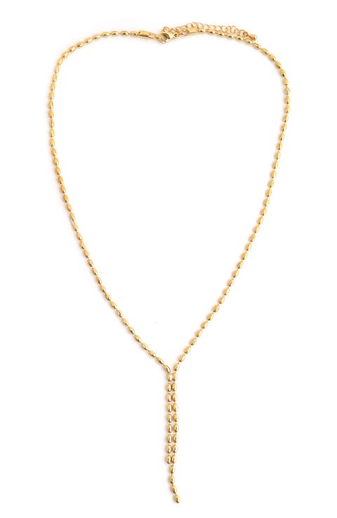 Dot Chain Y-Necklace