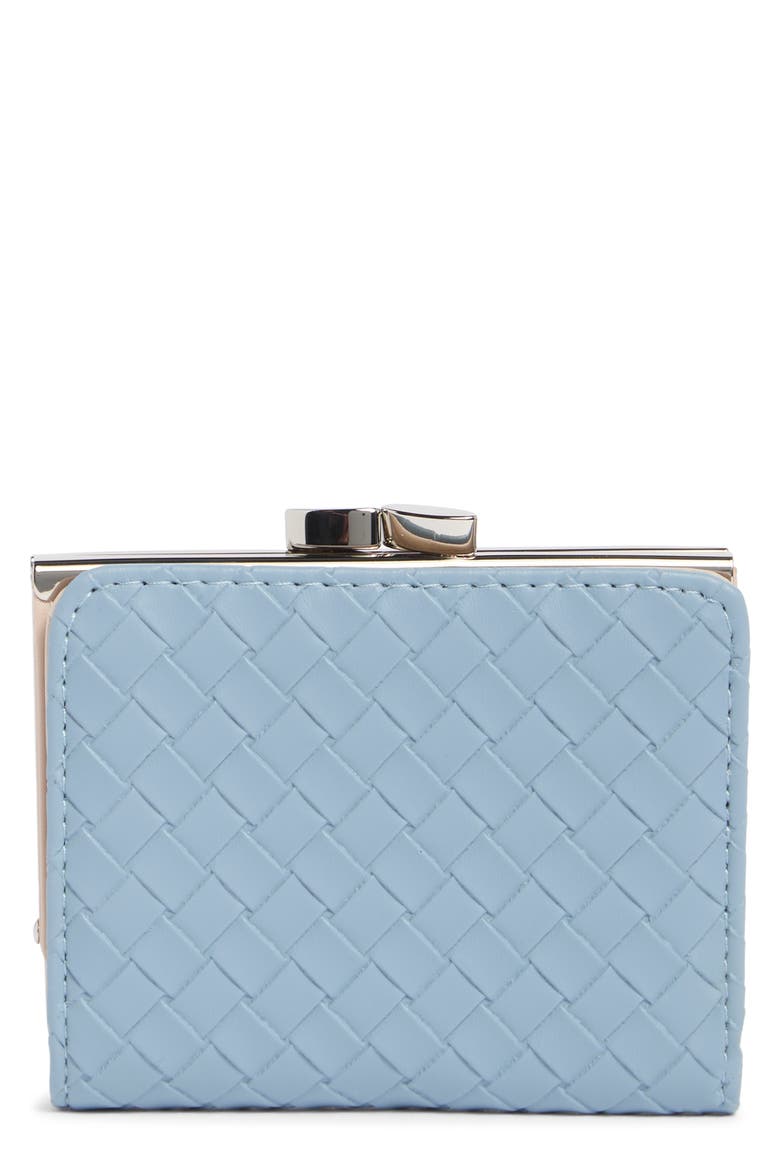 Frenchie Wallet, Main, color, MISTY BLUE WOVEN