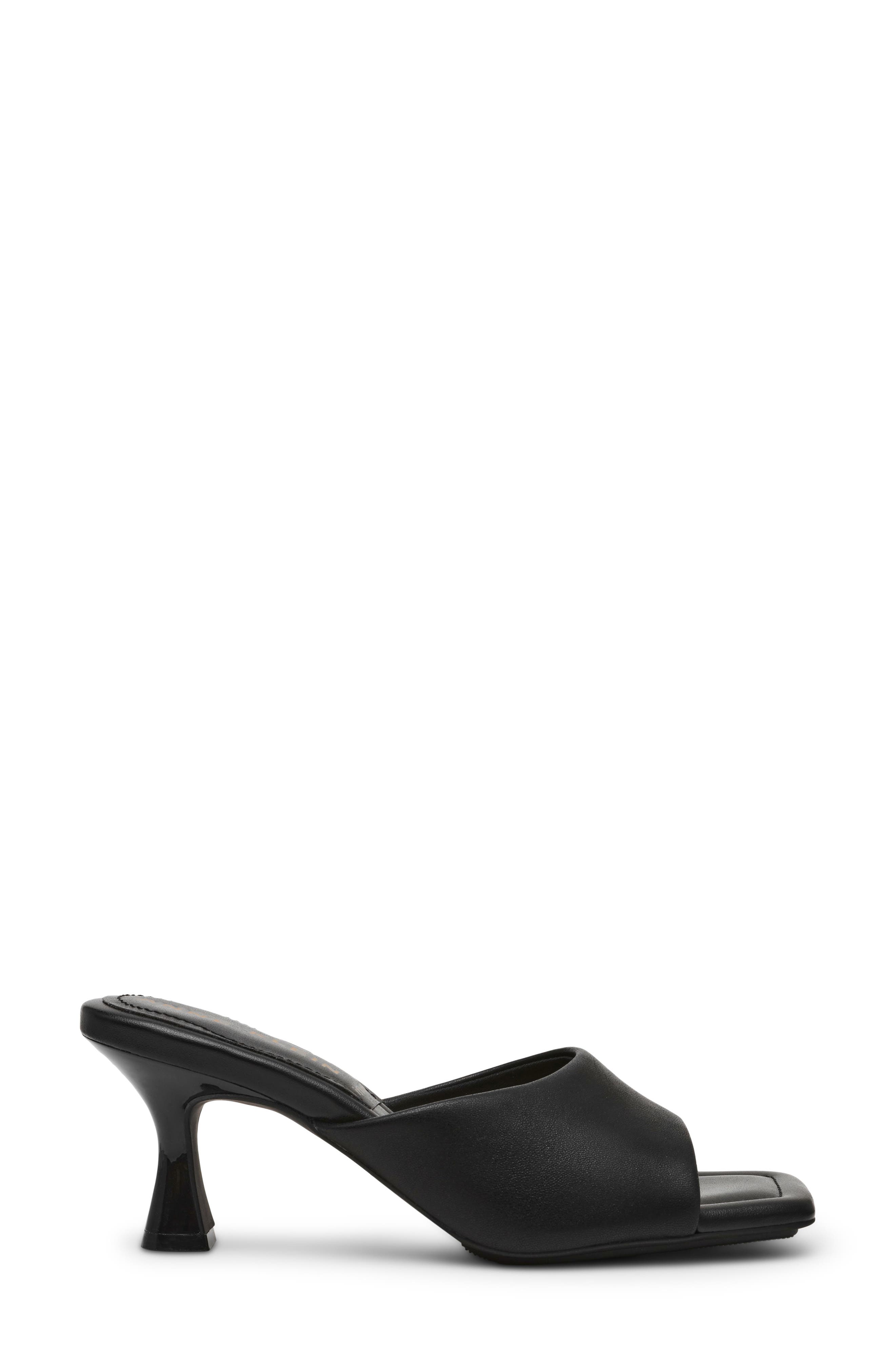 Anne Klein Jerilyn Slide Sandal, Alternate, color, Black Smooth
