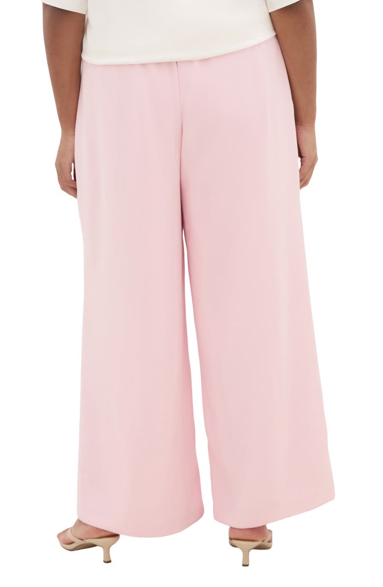 City Chic Holly Wide Leg Pants, Alternate, color, Soft Pink