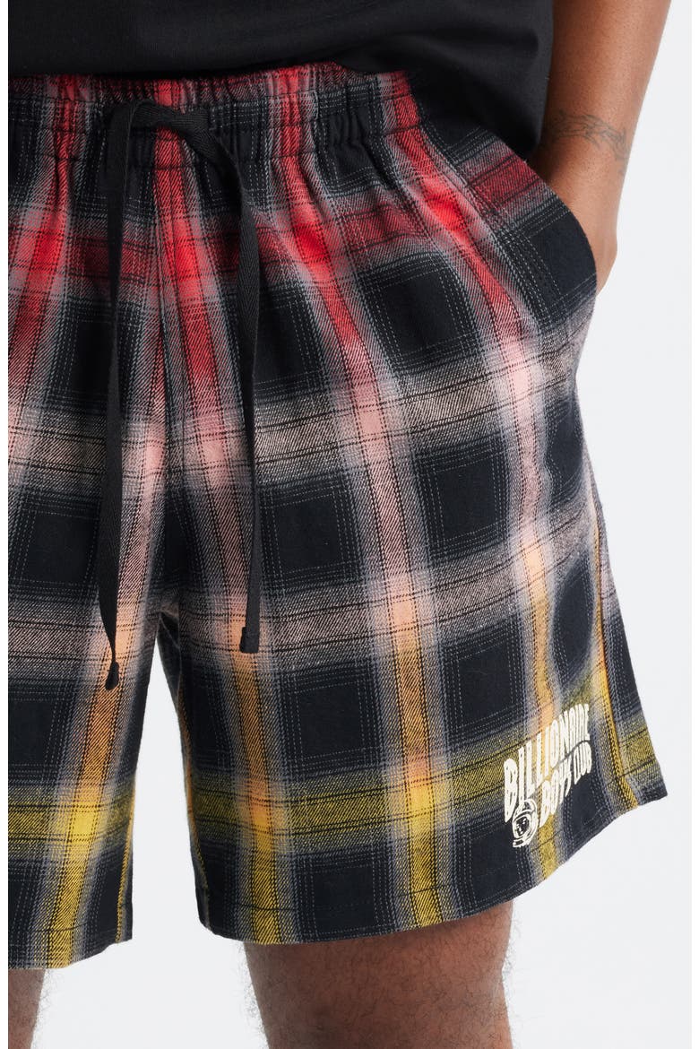 BB Vinyls Drawstring Knit Shorts, Alternate, color, BLACK