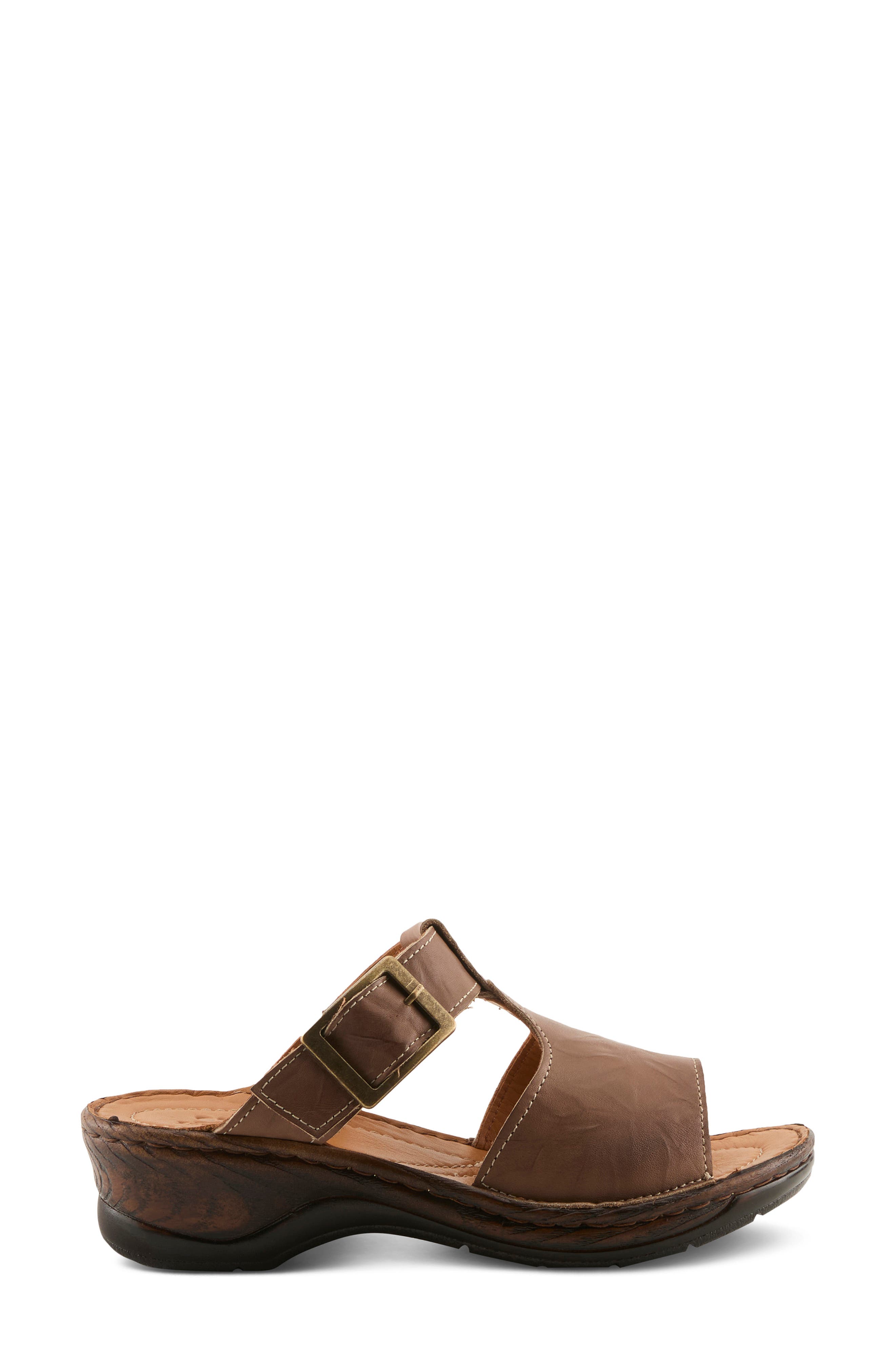 Saphique Block Heel Sandal, Alternate, color, BROWN