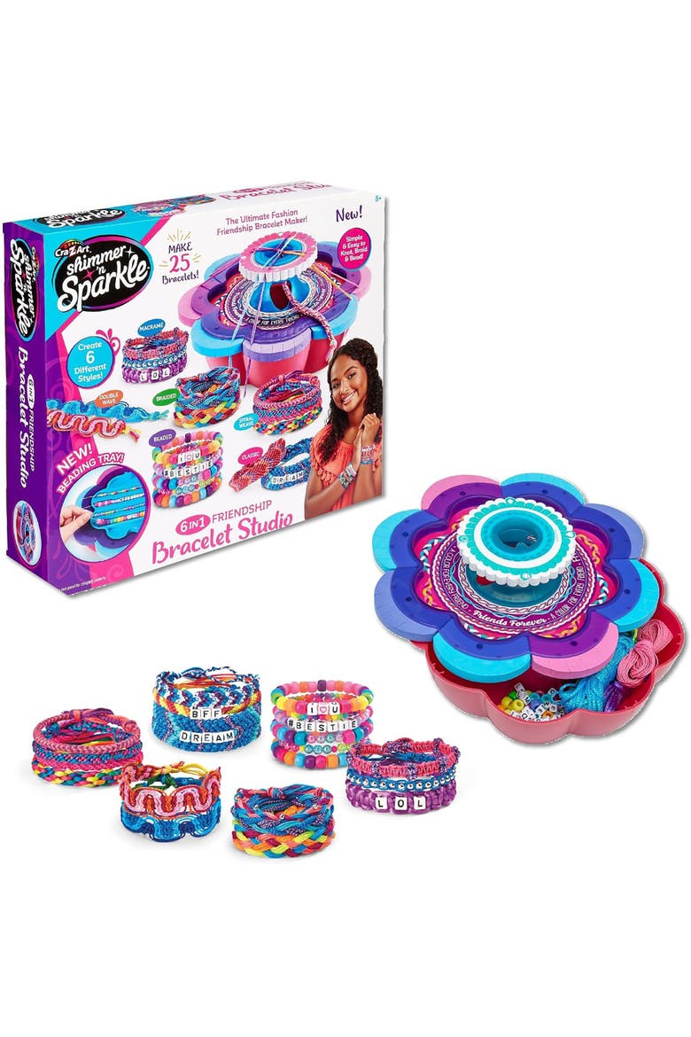 Shimmer And Sparkle Ultimate Friendship Bracelet Maker, Main, color, Multicolored