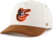 CARHARTT X 47 Men's Carhartt x '47 Natural/Brown Baltimore Orioles Undyed Relaxed Hitch Adjustable Hat
