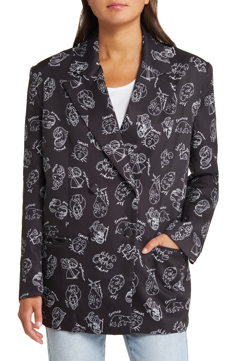 Dressed in Lala Boyfriend Blazer, Alternate, color, 