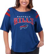 G-III 4HER BY CARL BANKS Women's G-III 4Her by Carl Banks Royal Buffalo Bills Plus Size Linebacker T-Shirt