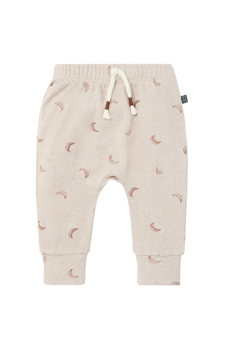 Brushed Hacci Top and Pant Set, Alternate, color, Oatmeal Moon