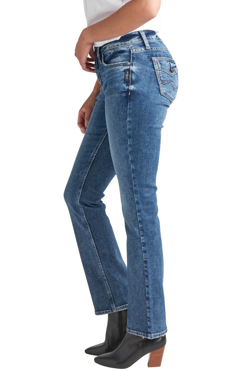 Silver Jeans Co. Elyse Slim Bootcut Jeans, Alternate, color,
