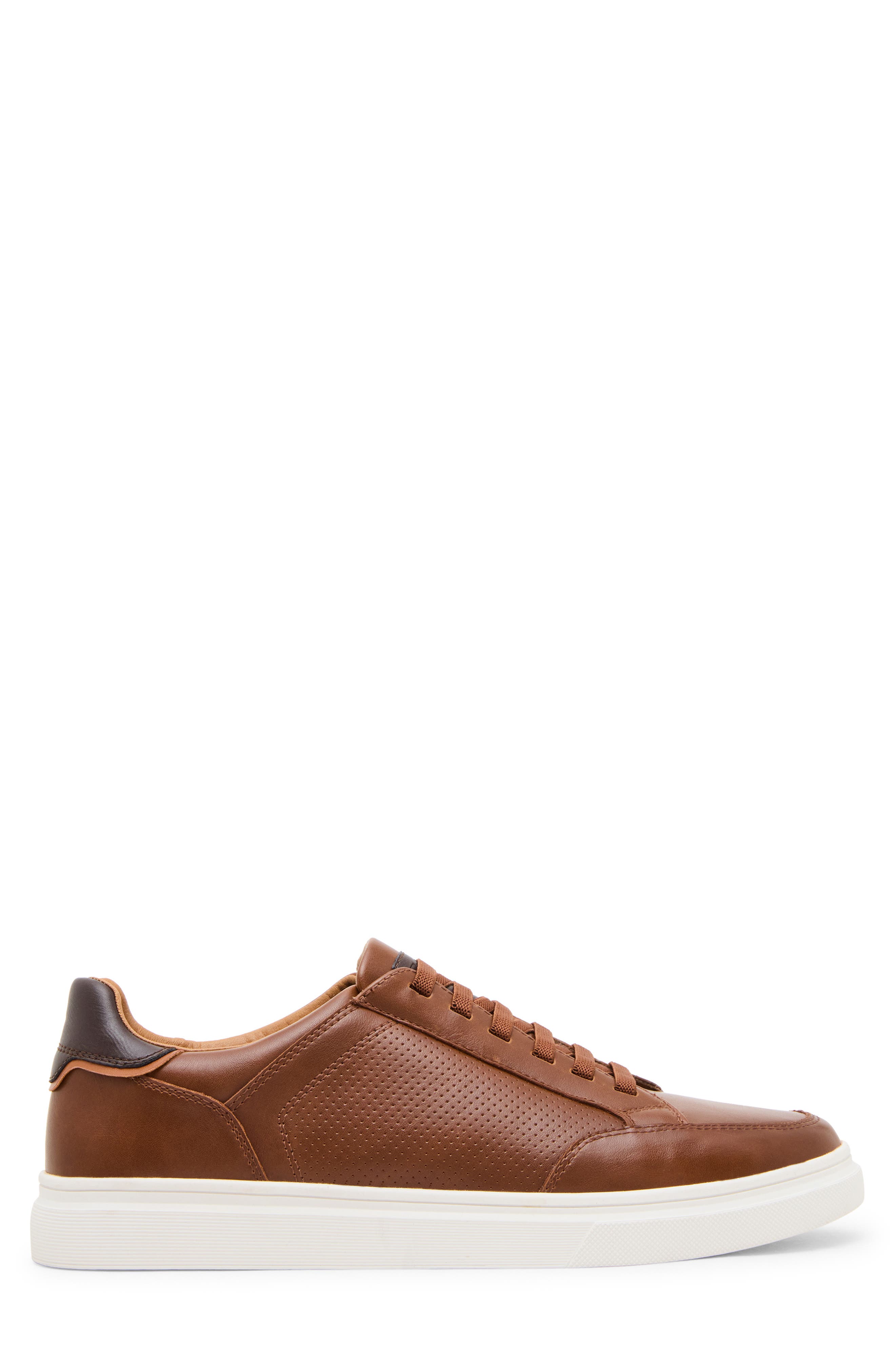 Mhazzard Faux Leather Sneaker, Alternate, color, TAN/ BROWN