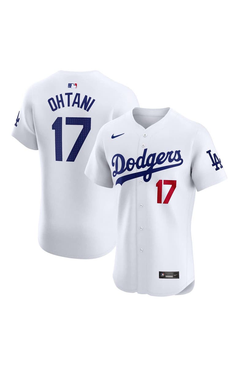 Nike Men's Nike Shohei Ohtani White Los Angeles Dodgers Home Vapor Premier Elite Player Jersey, Alternate, color, 