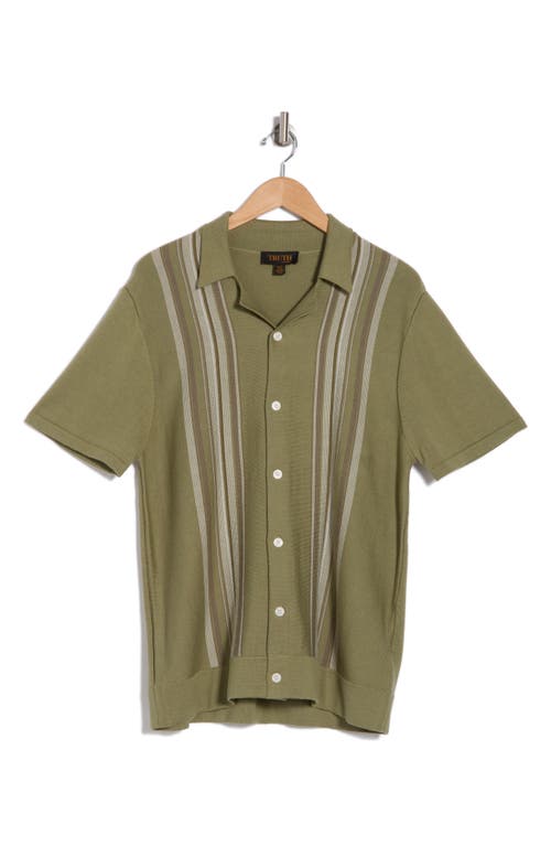TRUTH TRUTH STRIPE CAMP SHIRT 