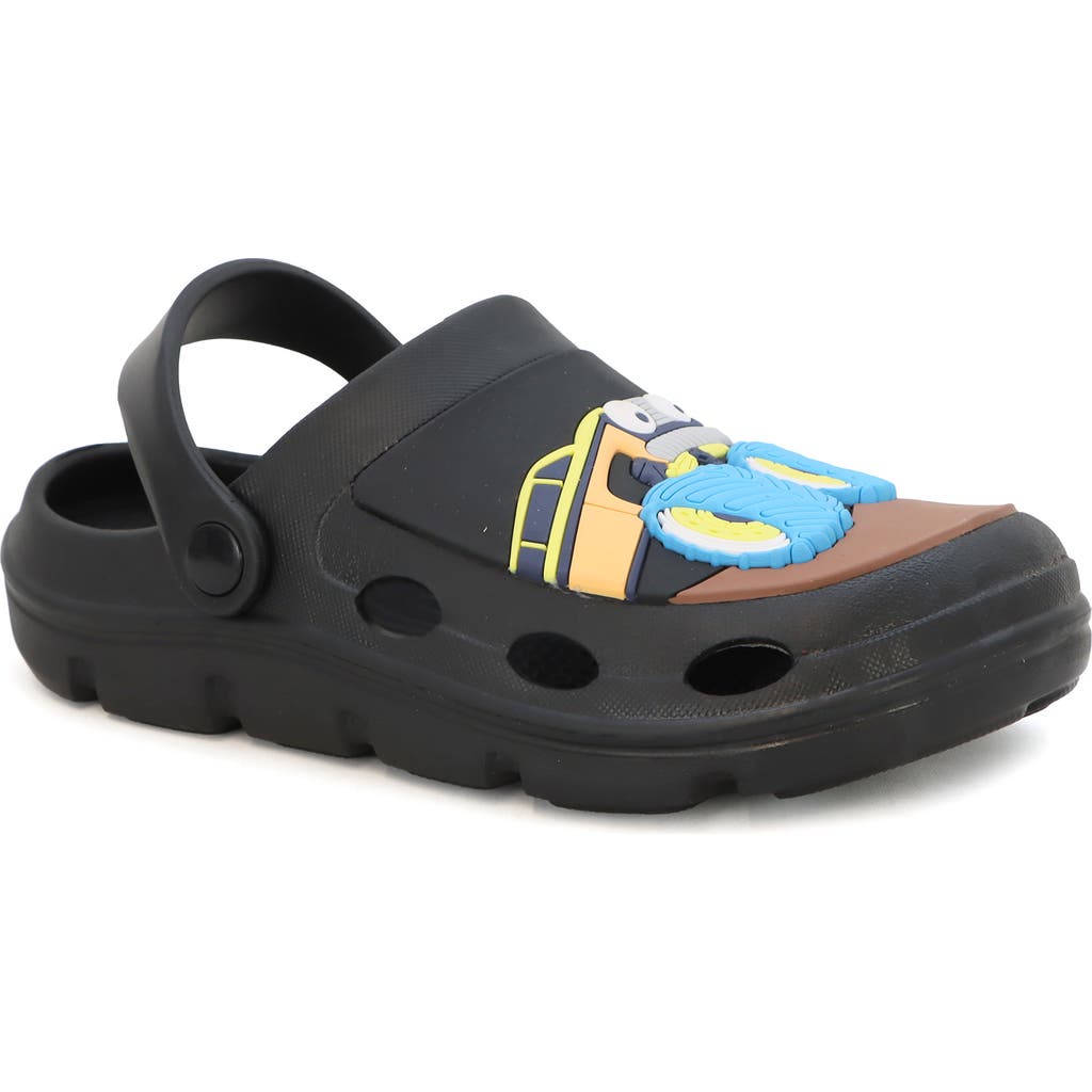 Yoki Kids' Monster Truck Platform Clog In Black
