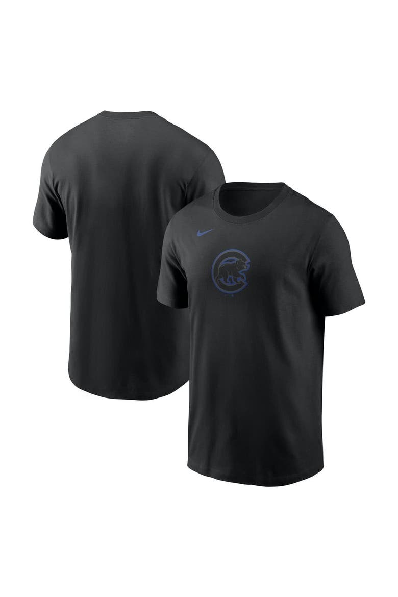 Men's Nike  Black Chicago Cubs  Lights Out Color Pop T-Shirt, Main, color, Black