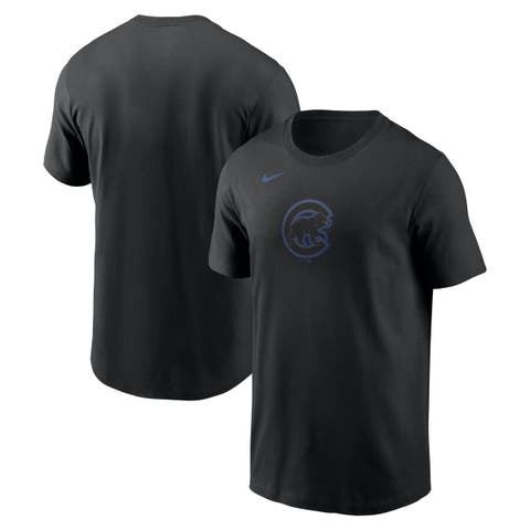 Men's Nike  Black Chicago Cubs  Lights Out Color Pop T-Shirt