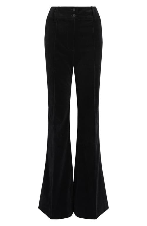 Allsaints Sevenh Corduroy Flare Pants In Black