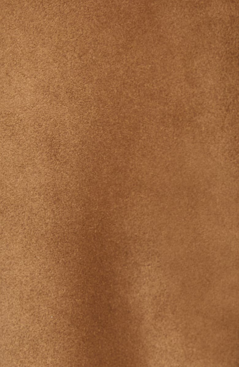 TOM FORD Double Breasted Belted Suede Jacket, Alternate, color, Kb520 Pecan