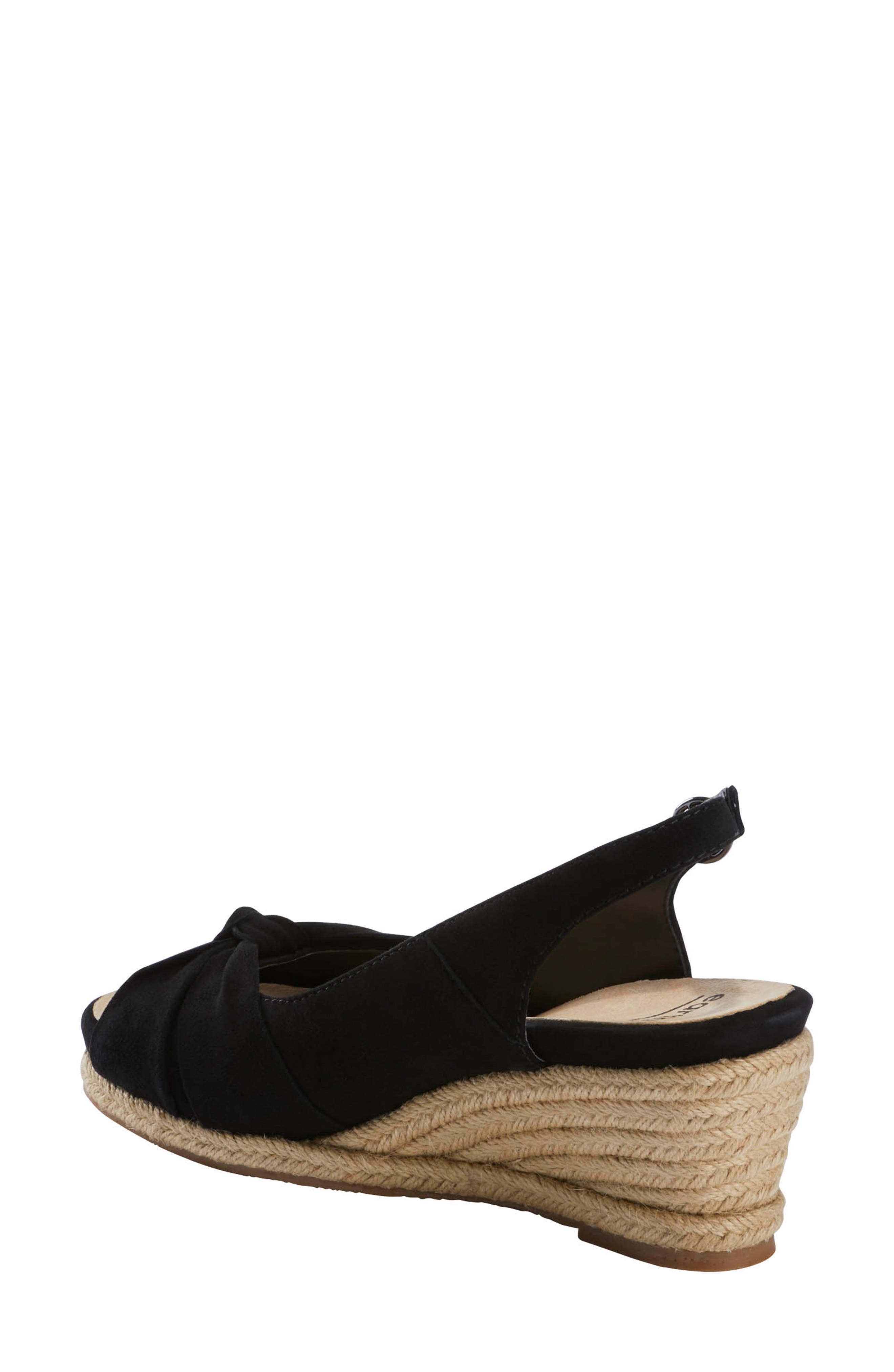 Earth<sup>®</sup> Thara Bermuda Peep Toe Wedge Sandal, Alternate, color, 
